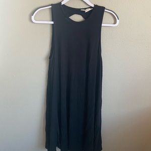 Size Small, Color Black, Open back, Soft and sexy material, flare dress